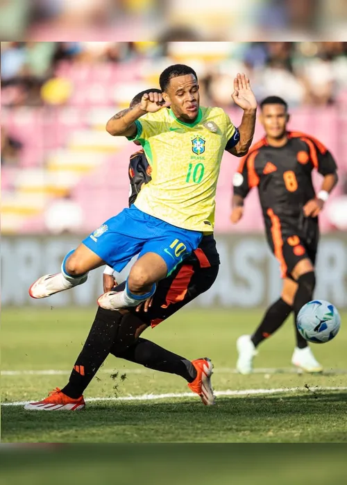 Imagem ilustrativa da imagem Brasil perde para a Colômbia em jogo para cumprir tabela no Sul-Americano Sub-20