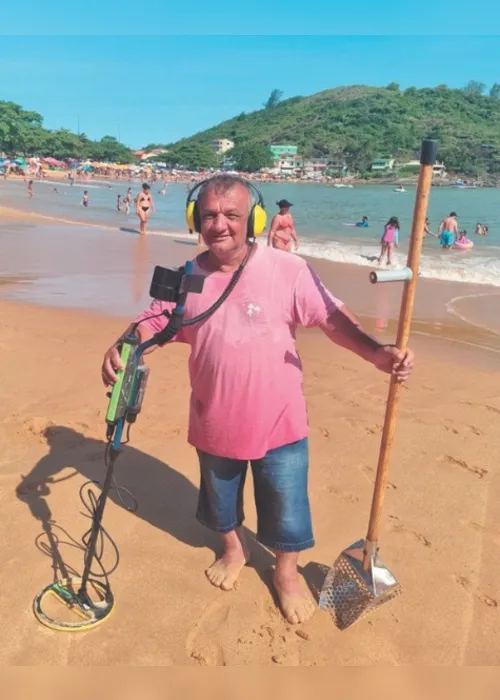 Imagem ilustrativa da imagem Em busca de "tesouros" perdidos nas praias do ES