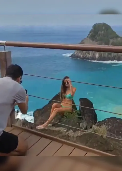 Imagem ilustrativa da imagem Foto em área proibida de Noronha pode render multa de R$ 10 mil para turistas