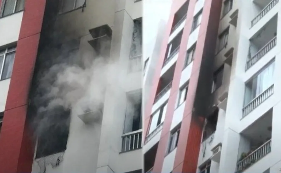 Imagem ilustrativa da imagem Incêndio pode ter comprometido estrutura de prédio, aponta Corpo de Bombeiros