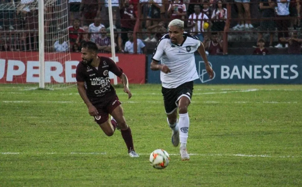 Imagem ilustrativa da imagem Com 37 km/h, corrida de atacante do Rio Branco está entre as mais rápidas do mundo