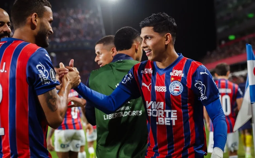 Imagem ilustrativa da imagem Bahia vence Nacional e conquista a primeira vitória fora do Brasil na Libertadores