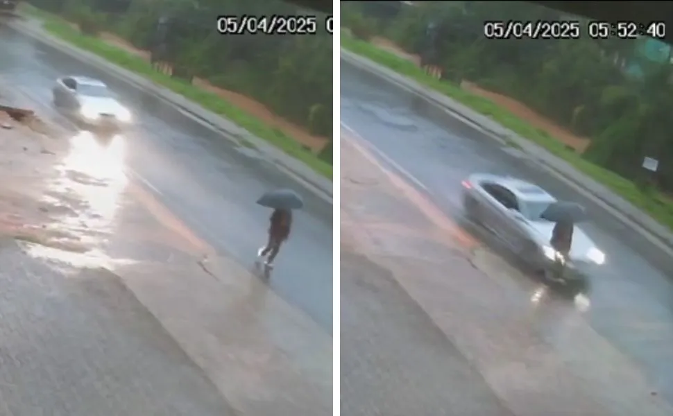 Imagem ilustrativa da imagem Casal é preso após homem atropelar, matar vítima e mentir para a polícia em Iúna
