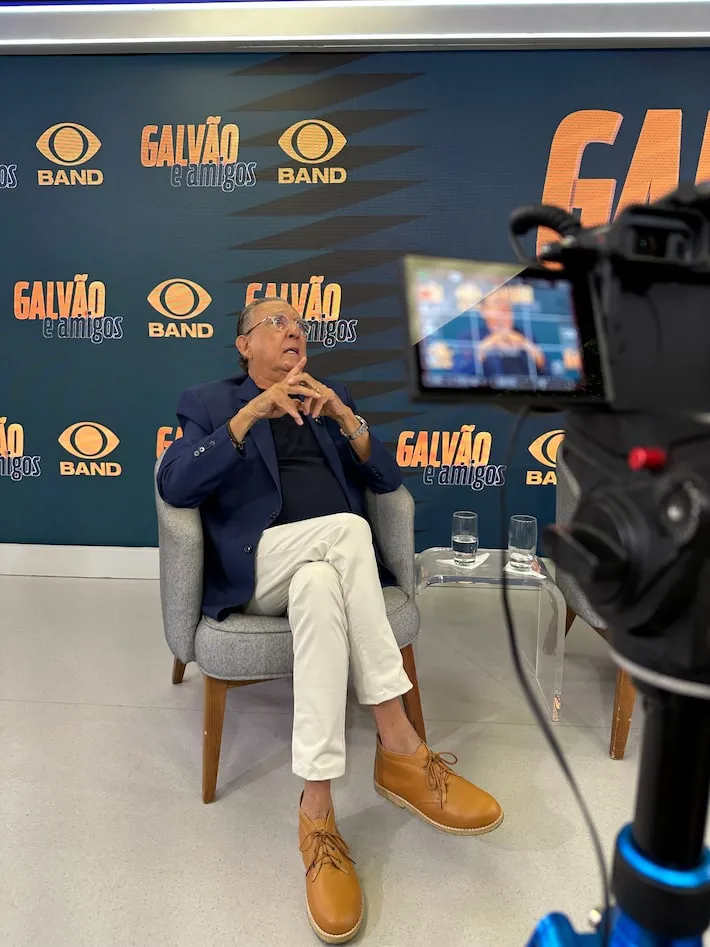Imagem ilustrativa da imagem Galvão Bueno em 5 frases: ‘A voz não é a mesma, mas a vontade é’