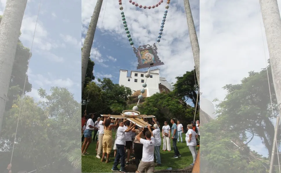 Imagem ilustrativa da imagem Hoje tem romaria dos cavaleiros em primeiro dia da Festa da Penha