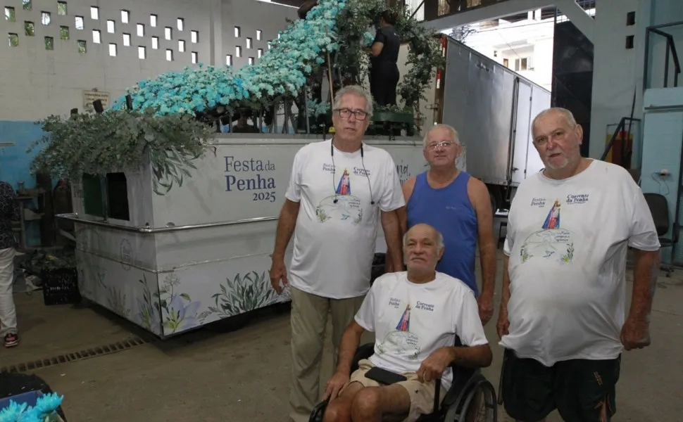 Imagem ilustrativa da imagem Homens de fé nas ruas hoje na Festa da Penha 2025