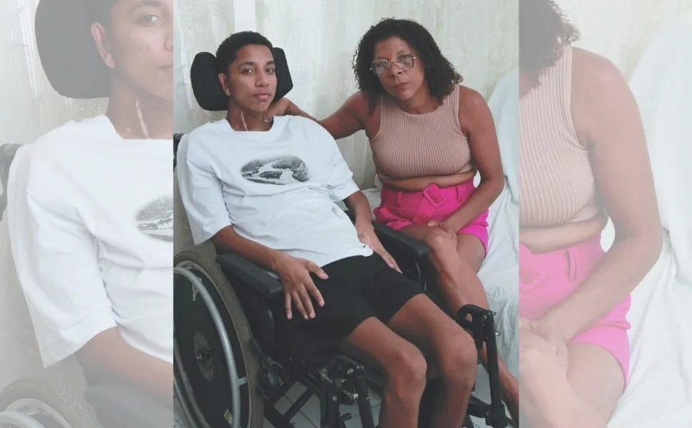 Imagem ilustrativa da imagem Jovem que perdeu os movimentos após onda: "Meu filho vai se recuperar", diz mãe