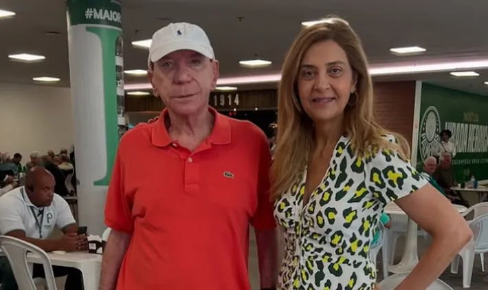 Imagem ilustrativa da imagem Leila Pereira aumenta força no Conselho Deliberativo do Palmeiras e vê marido com votação histórica