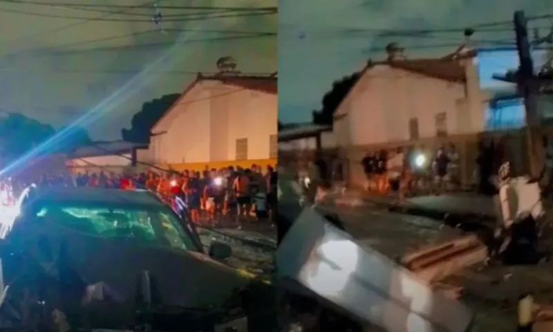 Imagem ilustrativa da imagem Motorista bate em poste e deixa bairro sem luz ao tentar fugir de assalto no Recife