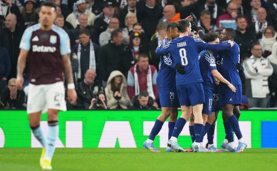 Imagem ilustrativa da imagem Villa vence, mas Donnarumma brilha e garante o PSG nas semifinais da Champions