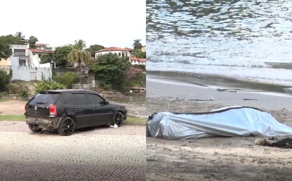 Imagem ilustrativa da imagem Corpo é encontrado em local onde carro caiu no mar em Vitória