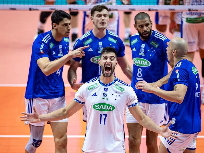 Imagem ilustrativa da imagem Cruzeiro supera Vôlei Renata e amplia hegemonia com nono título da Superliga masculina