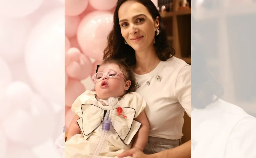 Imagem ilustrativa da imagem Filha de Juliano Cazarré recebe alta após 3ª internação