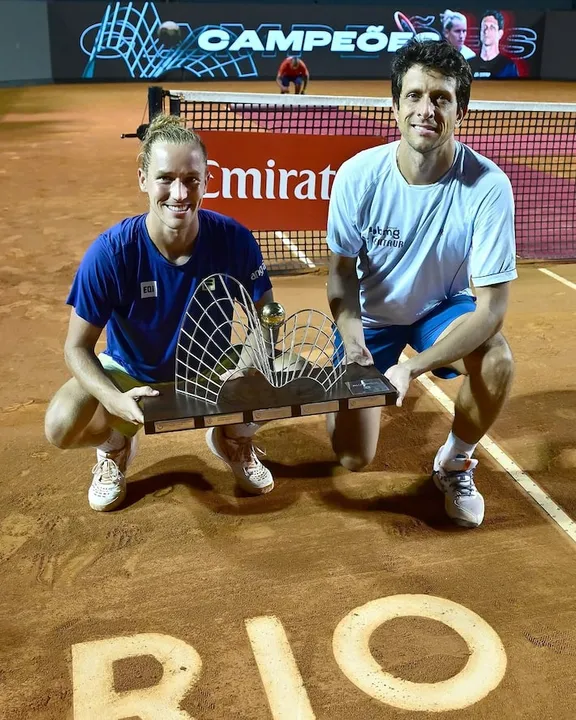 Imagem ilustrativa da imagem Marcelo Melo pode bater recorde do tênis brasileiro após título do Rio Open: ‘estou muito bem’