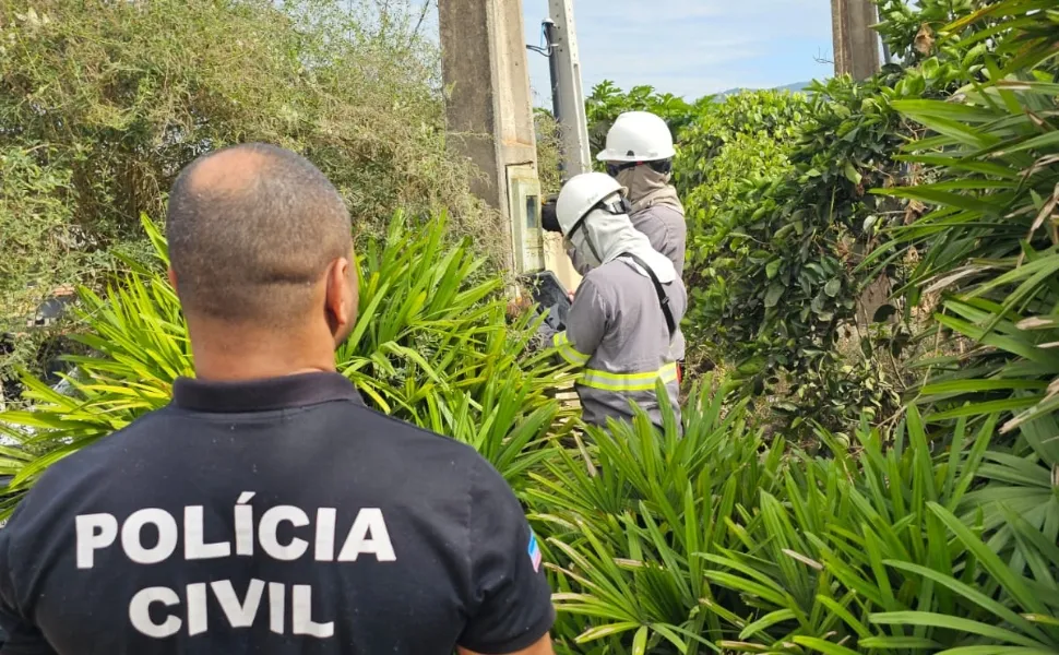 Imagem ilustrativa da imagem Polícia Civil e EDP flagram furto de energia em dois imóveis do Norte do ES