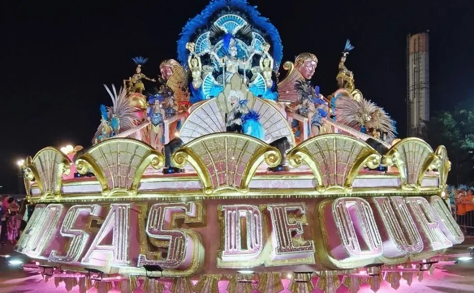 Imagem ilustrativa da imagem Rosas de Ouro vence o Carnaval de SP com enredo sobre o mundo dos jogos