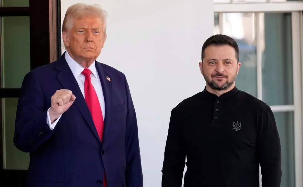 Imagem ilustrativa da imagem Trump chama Zelensky de 'desrespeitoso' após ser cobrado na Casa Branca