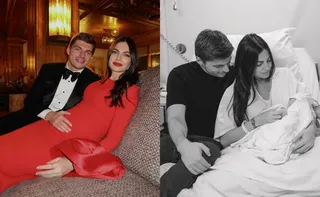 Imagem ilustrativa da imagem Max Verstappen e Kelly Piquet anunciam nascimento de Lily, primeira filha do casal