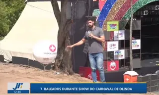 Imagem ilustrativa da imagem Sete pessoas são baleadas durante show de João Gomes no Carnaval de Olinda