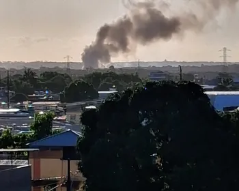 Imagem ilustrativa da imagem Novo incêndio atinge a Gerdau/Aço Norte no bairro do Curado