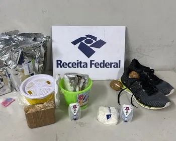 Imagem ilustrativa da imagem Receita Federal apreende R$480 mil em cocaína. Droga seria enviada pelos Correios