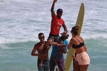 Imagem ilustrativa da imagem Alexandre Escobar vence etapa nacional de surfe