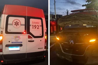 Imagem ilustrativa da imagem Ambulância do Samu é furtada em policlínica; suspeito foi preso no bairro do Arruda