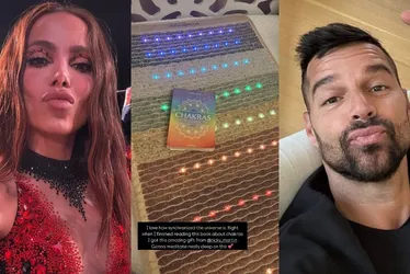Imagem ilustrativa da imagem Anitta ganha tapete holístico de Ricky Martin avaliado em R$ 11,5 mil