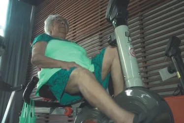 Imagem ilustrativa da imagem Com 103 anos, capixaba dá exemplo de saúde e com treinos na academia