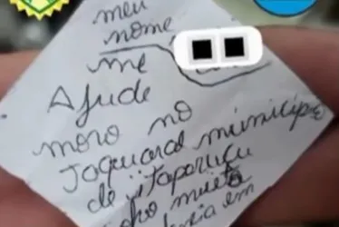 Imagem ilustrativa da imagem Após 5 anos em cárcere privado, mulher é resgatada após pedido de ajuda em bilhete