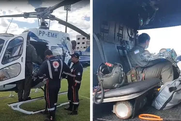 Imagem ilustrativa da imagem Bebê de 5 meses é resgatada de helicóptero após ser picada por escorpião