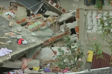 Imagem ilustrativa da imagem Bebê morre em desabamento de casa em SP e idoso é preso