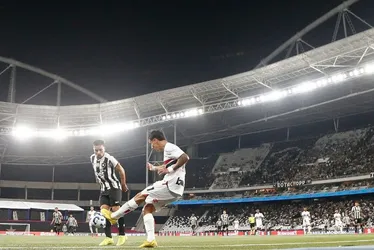 Imagem ilustrativa da imagem Botafogo e São Paulo empatam em jogo agitado e de golaços no Rio de Janeiro