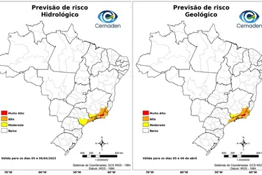 Imagem ilustrativa da imagem Cachoeiro de Itapemirim em alerta para risco de alagamentos e deslizamentos