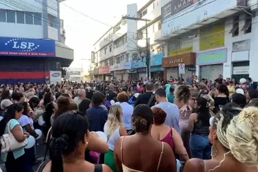 Imagem ilustrativa da imagem Comerciantes da Glória fazem protesto cobrando mais segurança na região
