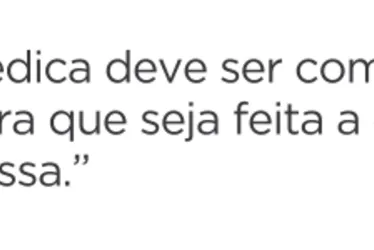 Imagem ilustrativa da imagem “Consulta não é só  para detectar doença”, diz médica
