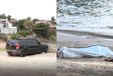 Imagem ilustrativa da imagem Corpo é encontrado em local onde carro caiu no mar em Vitória