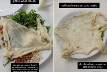 Imagem ilustrativa da imagem Estudante da Ufes diz ter encontrado pano em comida servida no RU da universidade
