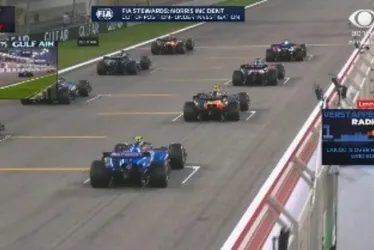 Imagem ilustrativa da imagem F1: Norris é punido com 5 segundos por estacionar errado no grid de largada