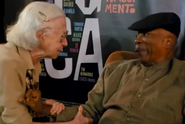 Imagem ilustrativa da imagem Fernanda Montenegro e Milton Nascimento emocionam em pré-estreia de documentário