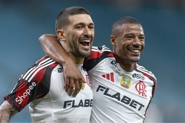 Imagem ilustrativa da imagem Flamengo bate Grêmio com gols de Arrascaeta e se reabilita de derrota