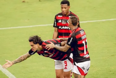 Imagem ilustrativa da imagem Flamengo destrói Juventude com Arrascaeta magistral, dois de Pedro e BH em campo