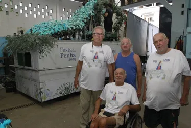 Imagem ilustrativa da imagem Homens de fé nas ruas hoje na Festa da Penha 2025