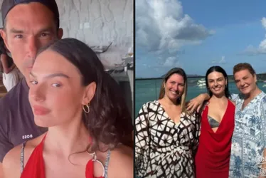 Imagem ilustrativa da imagem Isis Valverde e Marcus Buaiz curtem dias de descanso no Carnaval de Guarapari