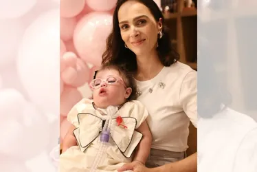 Imagem ilustrativa da imagem Filha de Juliano Cazarré recebe alta após 3ª internação