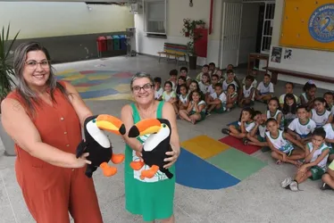 Imagem ilustrativa da imagem Mascote para incentivar leitura dos estudantes