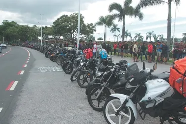 Imagem ilustrativa da imagem Motoboys suspendem entregas por aplicativo no Espírito Santo