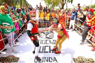 Imagem ilustrativa da imagem Mucha Lucha leva seu ringue para Olinda no Domingo de Carnaval