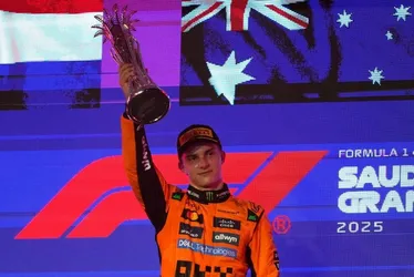 Imagem ilustrativa da imagem Piastri vence na Arábia Saudita e assume liderança da F1; Bortoleto é 18º