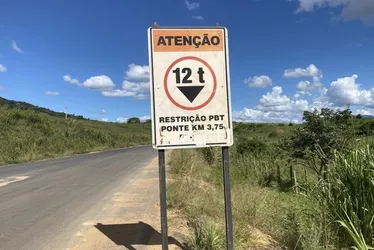 Imagem ilustrativa da imagem Ponte em Baixo Guandu é interditada para veículos com cargas acima de 12 toneladas